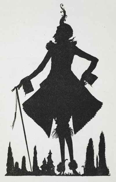 物語「房のあるリケ」の挿絵。 作： Harry Clarke
