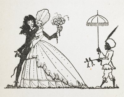 妖精」の挿絵。 作： Harry Clarke