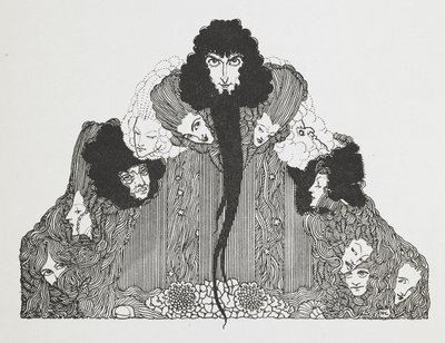 青ひげのイラスト。 作： Harry Clarke