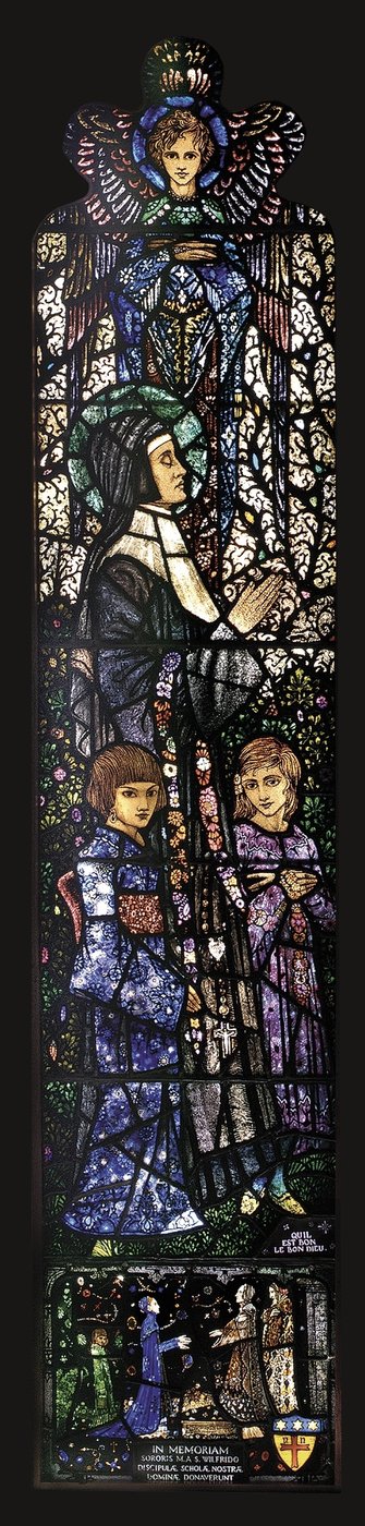 1927年の2人の子供を持つ祝福されたジュリー 作： Harry Clarke