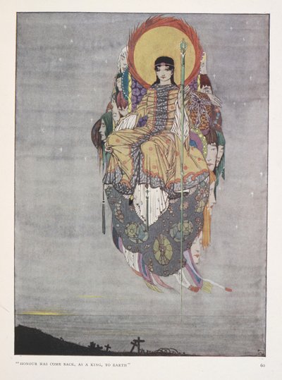 死者たち"名誉は王として地上に戻ってきた" 作： Harry Clarke