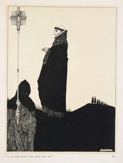 瀕死の愛国者"ドーバーから行進するのを見た、ずっと昔に" 作： Harry Clarke
