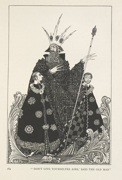 エルフの丘「と老人は言った。 作： Harry Clarke