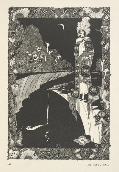 ヒンドゥーのメイド 作： Harry Clarke