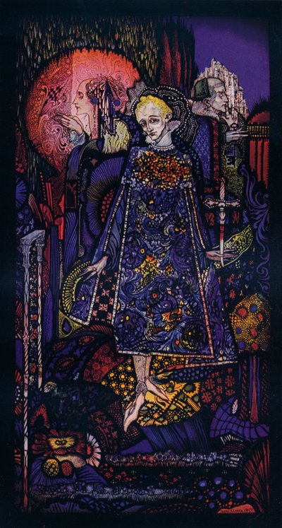 マッドプリンスの歌、c1917 作： Harry Clarke
