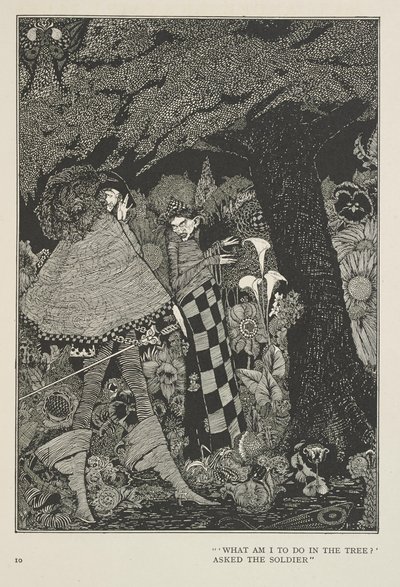 火薬箱
「この木の上で何をすればいいのですか？ 作： Harry Clarke