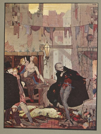 群衆の男 作： Harry Clarke