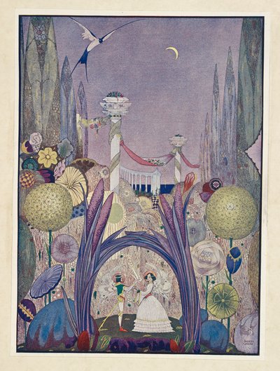 おやゆび姫
彼女はすべての花の女王であるべきだ。 作： Harry Clarke
