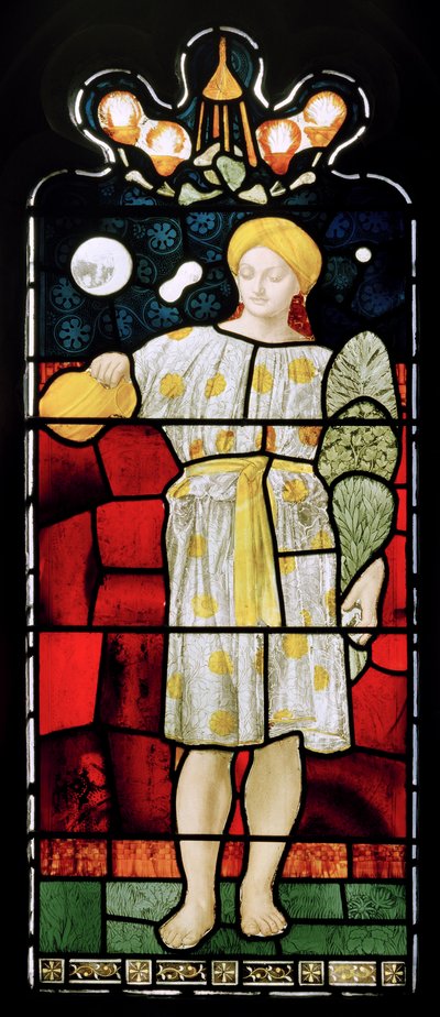 Alnwick、St Michael＆St Paul、James Powell＆Sons、Harry Wooldridge、Jewish Feast Celebration、1877 作： Harry Ellis Wooldridge