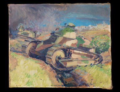 活躍する戦車 作： Harry Everett Townsend