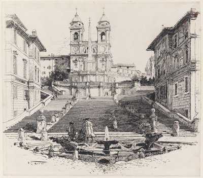 ローマのキーツの家 作： Harry Fenn
