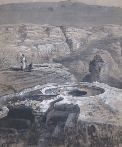 バアルの祭壇、1885 年。 作： Harry Fenn
