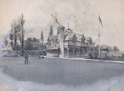 ボーリング グリーンのアスレチック クラブ。 1900年。 作： Harry Fenn