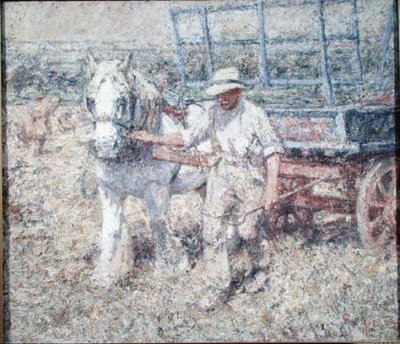 The Ploughman（油彩・キャンバス） 作： Harry Fidler