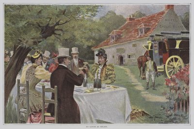Un Lunch au Relais（ロードサイドレストランでのランチ） 作： Harry Finney