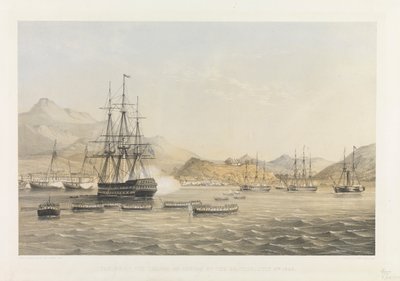 1840年7月5日、イギリスによるチュサン島の占領 作： Harry Francis Darell