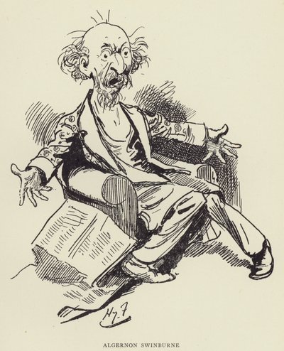 アルジャーノンスウィンバーン 作： Harry Furniss