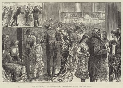 アートインザシティ、マンションハウスでの会話 作： Harry Furniss