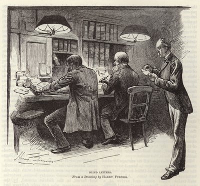 ブラインドレター 作： Harry Furniss