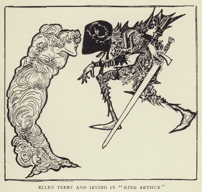 アーサー王のエレンテリーとアーヴィング 作： Harry Furniss