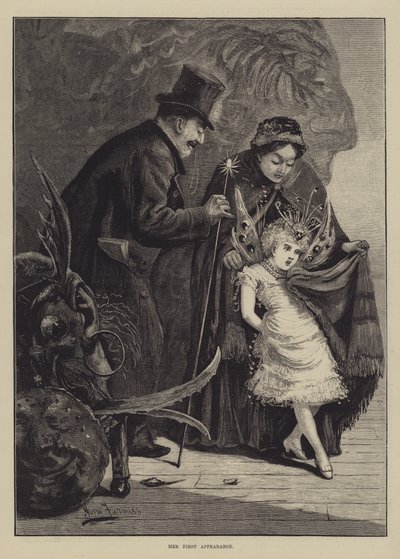 彼女の初登場 作： Harry Furniss