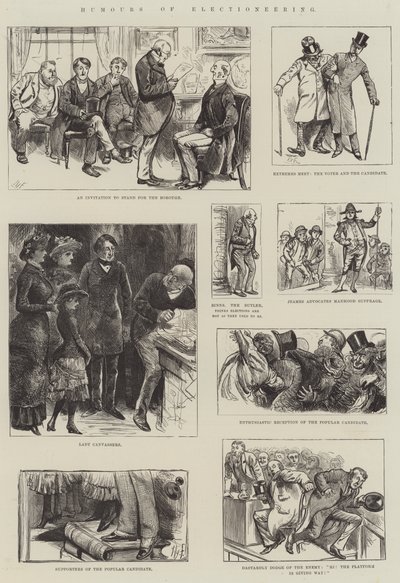 選挙のユーモア 作： Harry Furniss