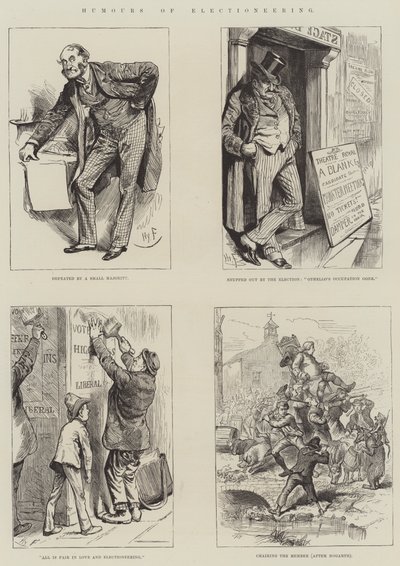 選挙のユーモア 作： Harry Furniss