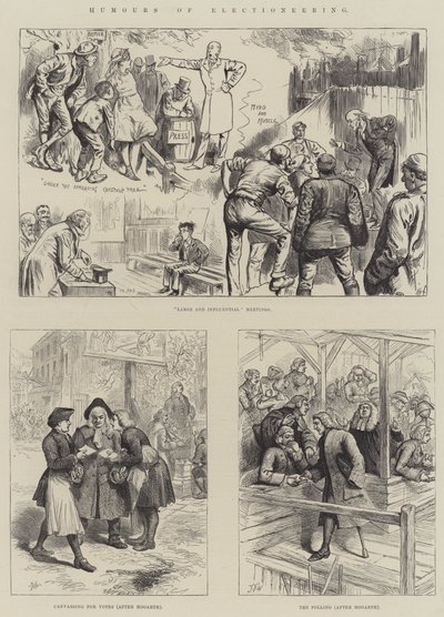 選挙のユーモア 作： Harry Furniss