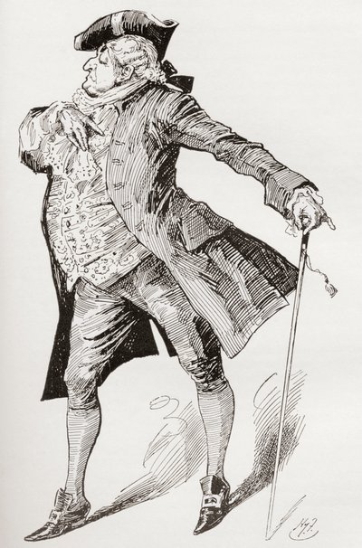 チャールズ・ディケンズの小説「二つの都市の物語」の挿絵 作： Harry Furniss