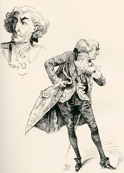チャールズ・ディケンズの小説「二つの都市の物語」の挿絵 作： Harry Furniss