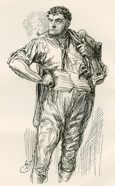チャールズ・ディケンズの小説「二つの都市の物語」の挿絵 作： Harry Furniss