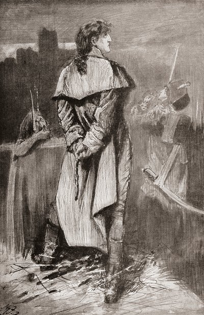 チャールズ・ディケンズの小説「二つの都市の物語」の挿絵 作： Harry Furniss