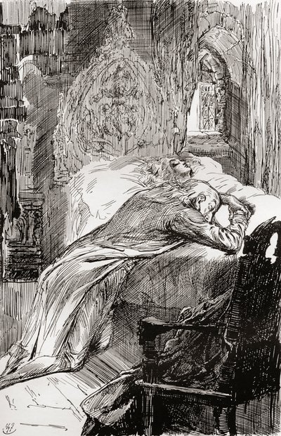 チャールズ・ディケンズの『The Old Curiosity Shop』のイラスト 作： Harry Furniss
