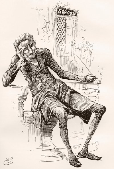 チャールズ・ディケンズの『The Old Curiosity Shop』のイラスト 作： Harry Furniss
