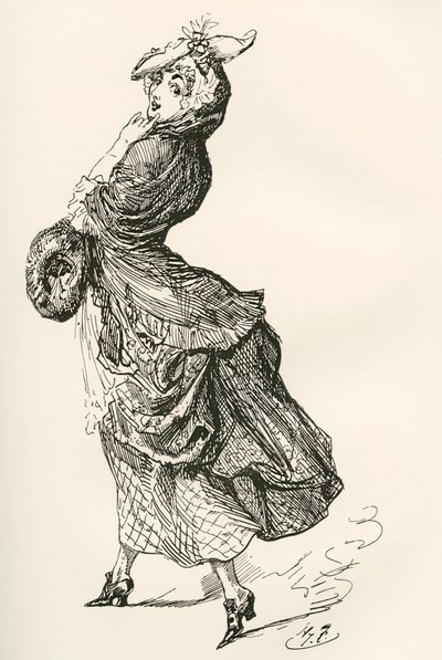 チャールズ・ディケンズの小説バーナビー・ラッジの挿絵 作： Harry Furniss