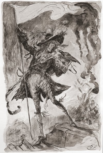 Ilustração para o romance de Charles Dickens, Barnaby Rudge 作： Harry Furniss