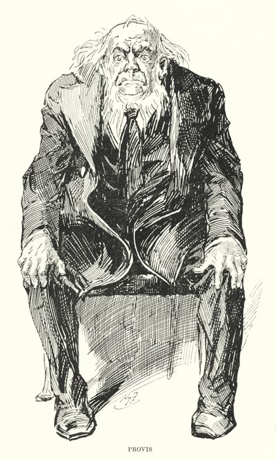 チャールズ・ディケンズの「Great Expectations」のイラスト（リトグラフ）。 作： Harry Furniss
