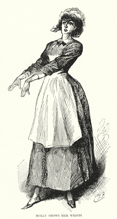 チャールズ・ディケンズの「Great Expectations」のイラスト（リトグラフ）。 作： Harry Furniss
