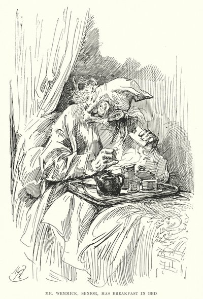 チャールズ・ディケンズの「Great Expectations」のイラスト（リトグラフ）。 作： Harry Furniss