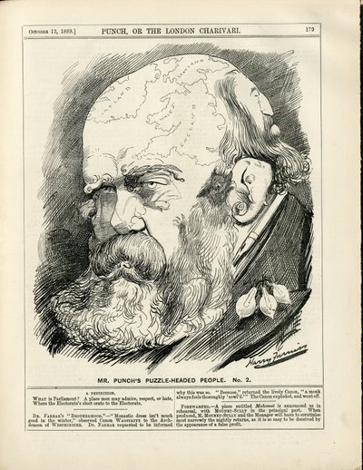 『パンチ』のハリー・ファーニス (1854-1925) のイラスト 作： Harry Furniss