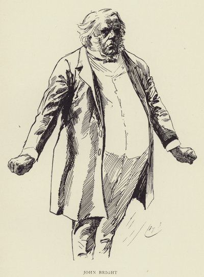ジョン・ブライト 作： Harry Furniss