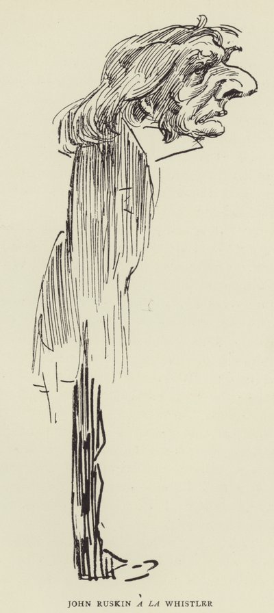 ジョンラスキンアウィスラー 作： Harry Furniss