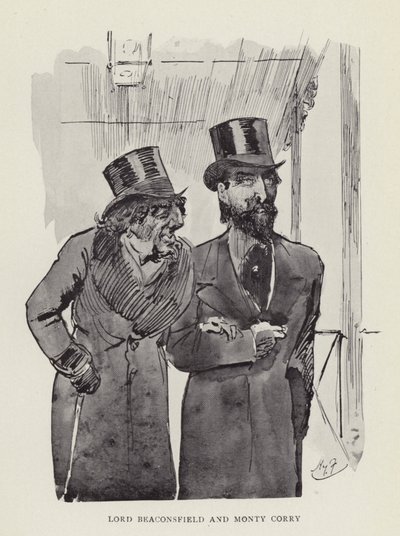 ビーコンズフィールド卿とモンティコリー 作： Harry Furniss