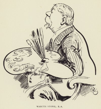 マーカスストーン、RA 作： Harry Furniss