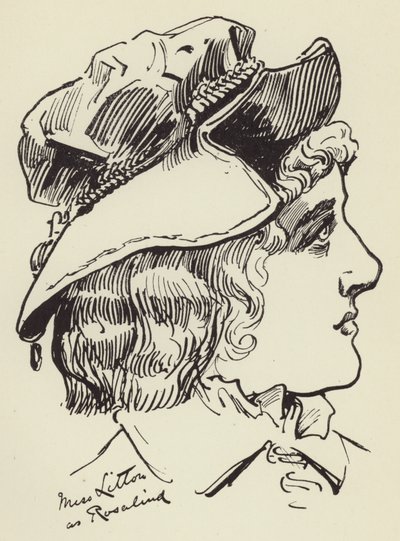 ロザリンドとしてミス・リットン 作： Harry Furniss