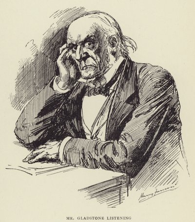 グラッドストーン氏 作： Harry Furniss