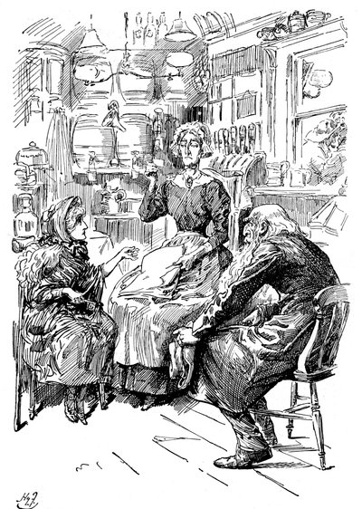 1912年、シックスジョリーフェローシップポーターのリア氏とミセスレン 作： Harry Furniss