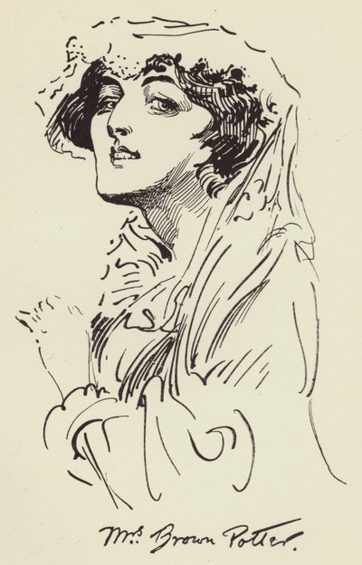 ブラウン・ポッター夫人 作： Harry Furniss