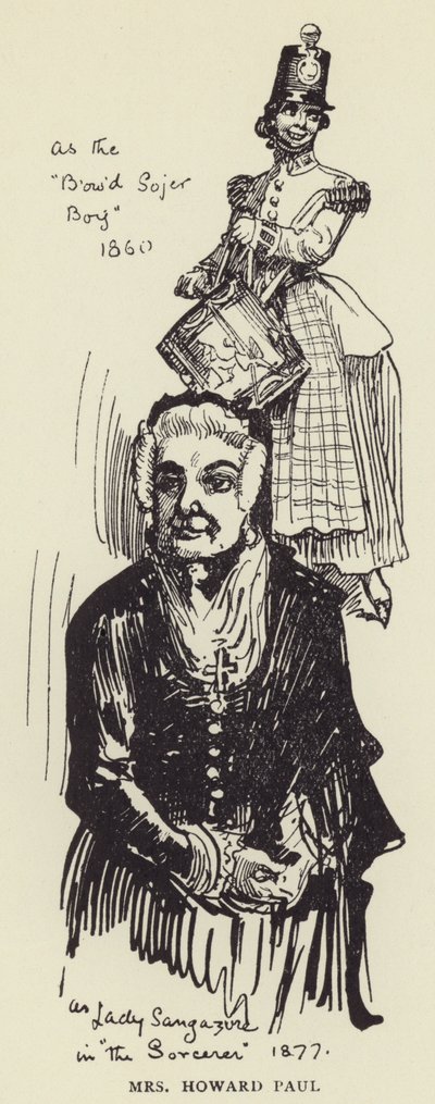 ハワードポール夫人 作： Harry Furniss