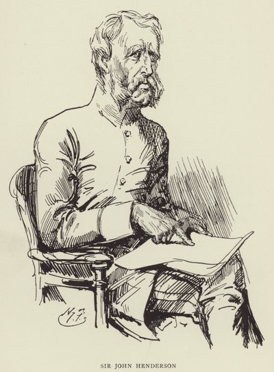 ジョン・ヘンダーソン卿 作： Harry Furniss